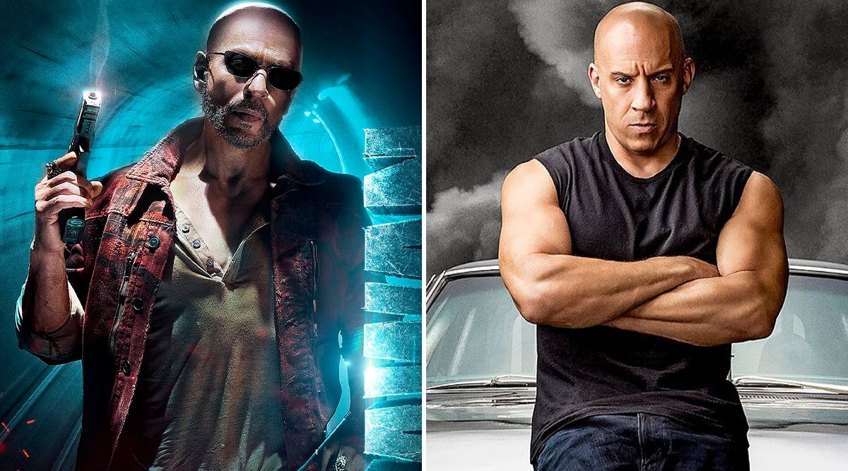 Jawan New Poster: Shah Rukh Khan's Look In The Film Gets COMPARED With Hollywood Star Vin Diesel By Fans; Says ‘Competition With Vin Diesel’ (View Tweets)