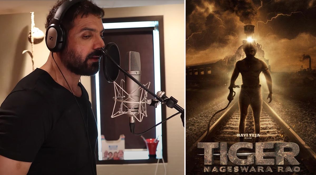 Tiger Nageswara Rao Teaser: John Abraham Shares A Glimpse As He Starts DUBBING For The Ravi Teja-starrer (Watch Video)