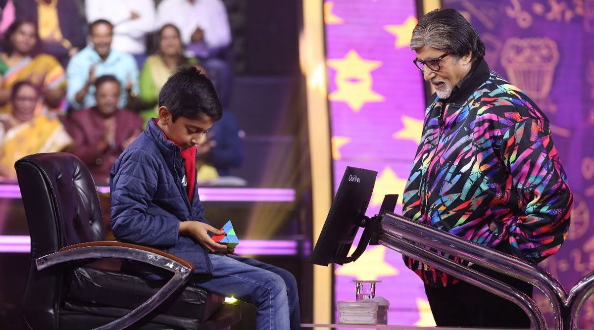 'KBC Juniors': Amitabh Bachchan will challenge Aayansh Bhalotiya from Kolkata to a game of Rubik's cube!