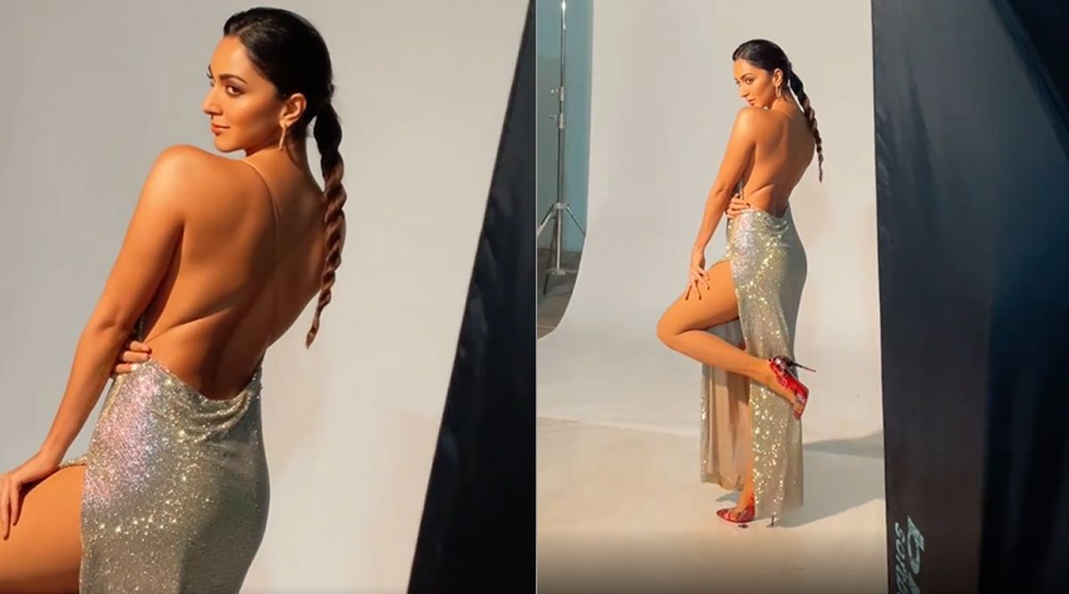 Kiara Advani breaks the Internet with her backless shimmery outfit