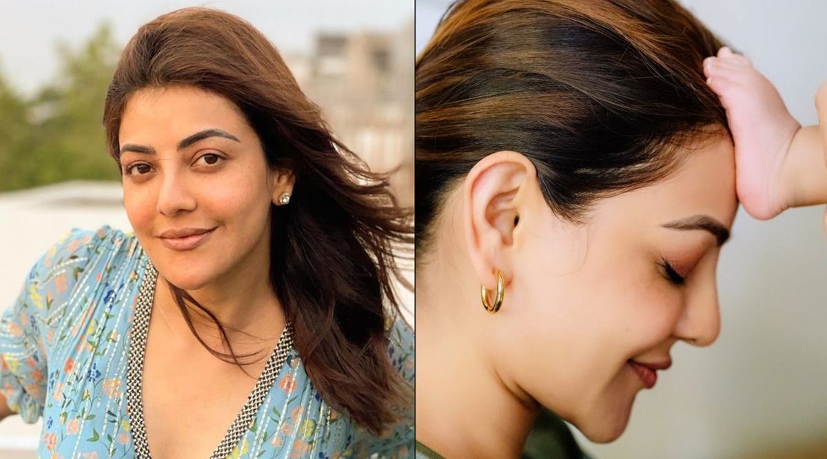 Kajal Aggarwal draws inspiration from SS Rajamouli’s ‘Baahubali’; recreates pictures with her son