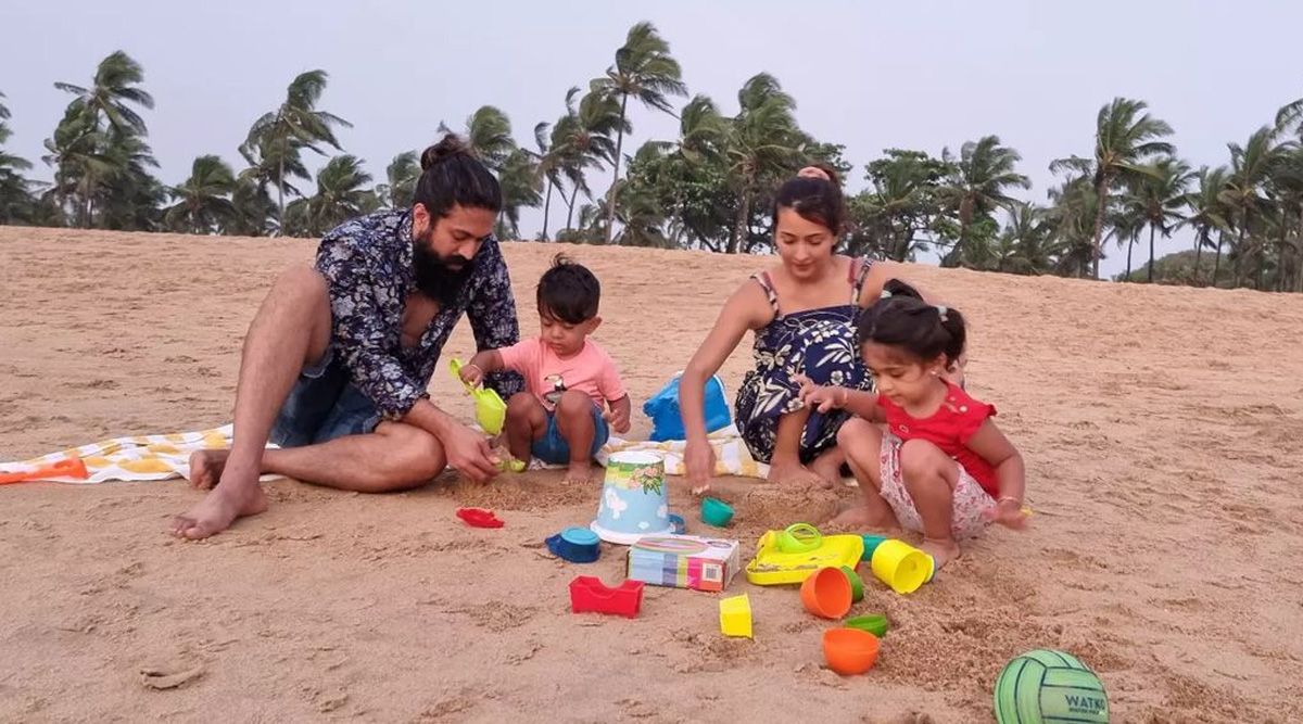 KGF Chapter 2 starrer Yash enjoys his play date with kids and wife Radhika