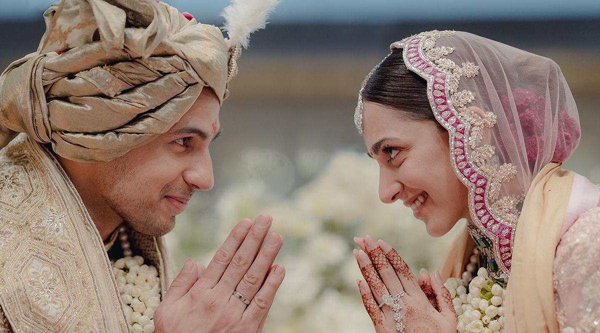 Kiara Advani in soft rose lehenga and Sidharth Malhotra’s gold sherwani for their wedding; Here’s the details of it!