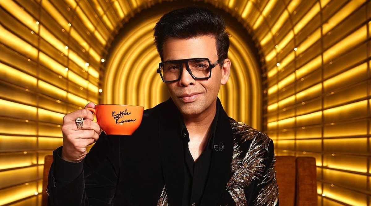 Karan Johar flaunts his ultra-glam look and gives a glimpse of the opulent set of Koffee With Karan 7