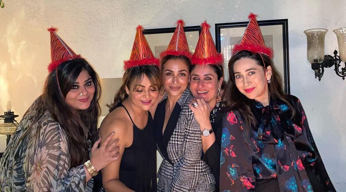 Girl Gang -  Kareena Kapoor, Karisma Kapoor and Malaika Arora celebrated Amrita Arora's birthday last night