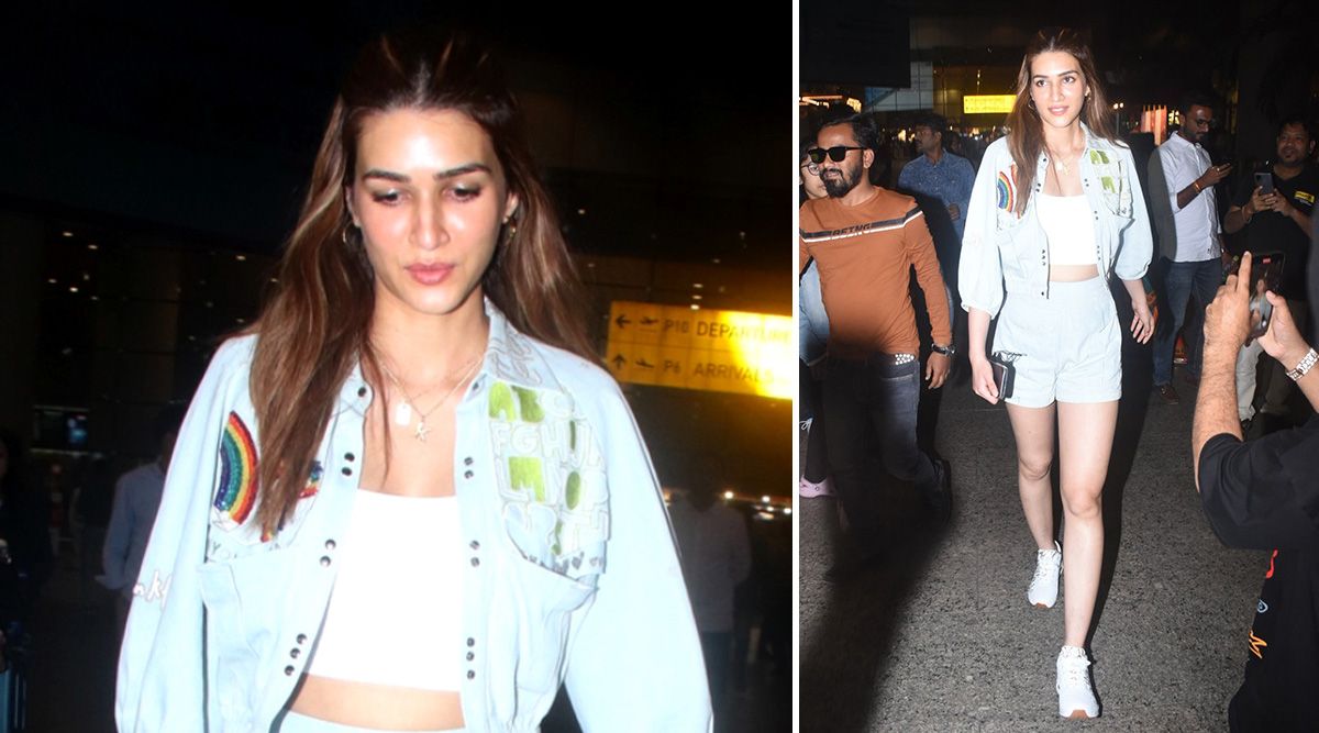 Kriti Sanon goes CHIC and SIMPLE with her latest airport look in a cute co-ord set!
