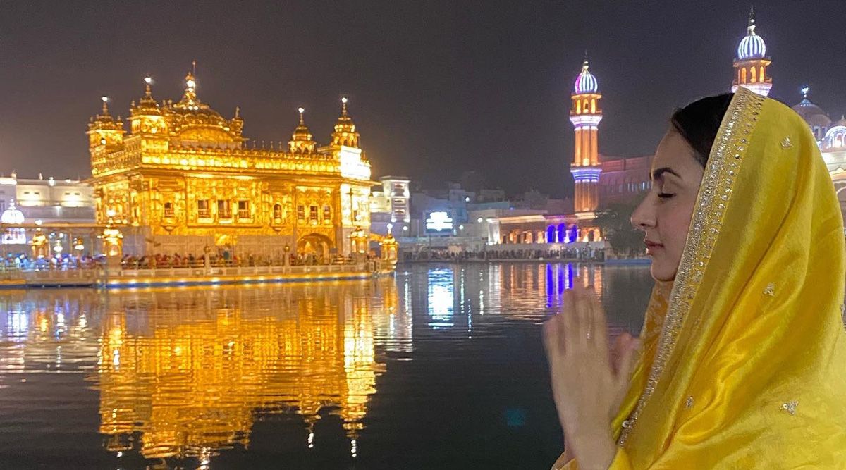Kiara Advani seeks blessings at the Golden Temple in Amritsar while shooting RC 15