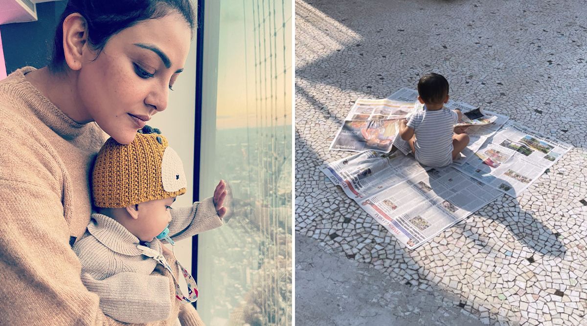 Have you seen Kajal Aggarwal’s son Neil’s CUTE morning regime? Well, watch the video here!