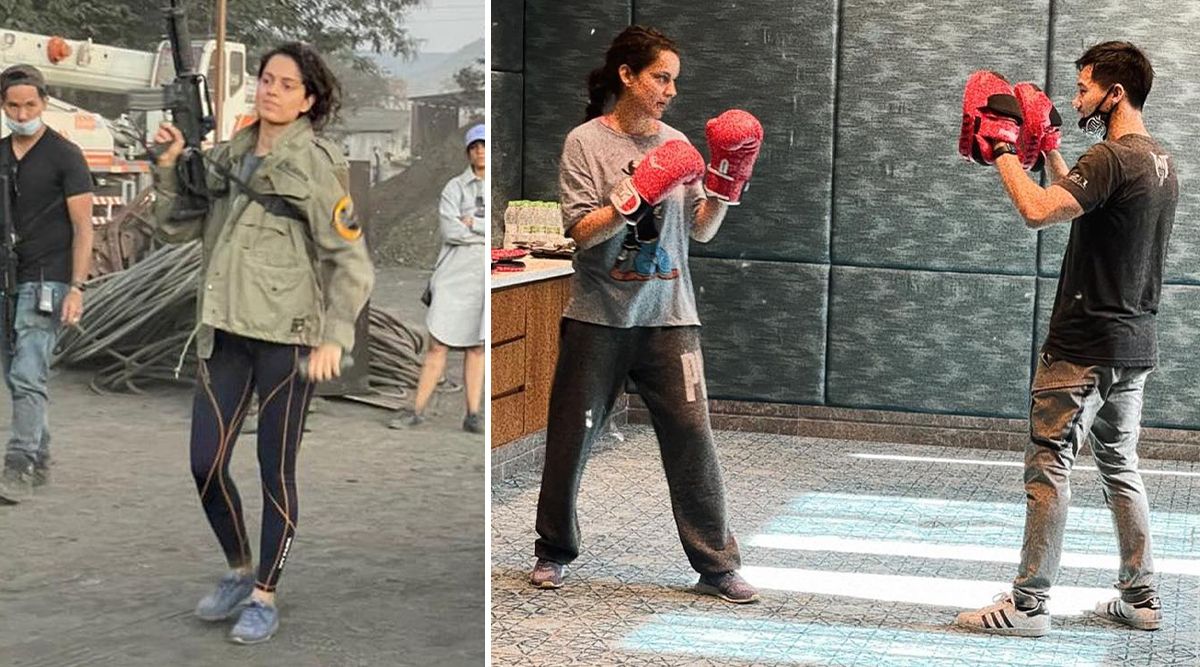 Kangana Ranaut Birthday Special: Check Out The BTS Action-Packed Moments Of The 'Emergency' Actress!