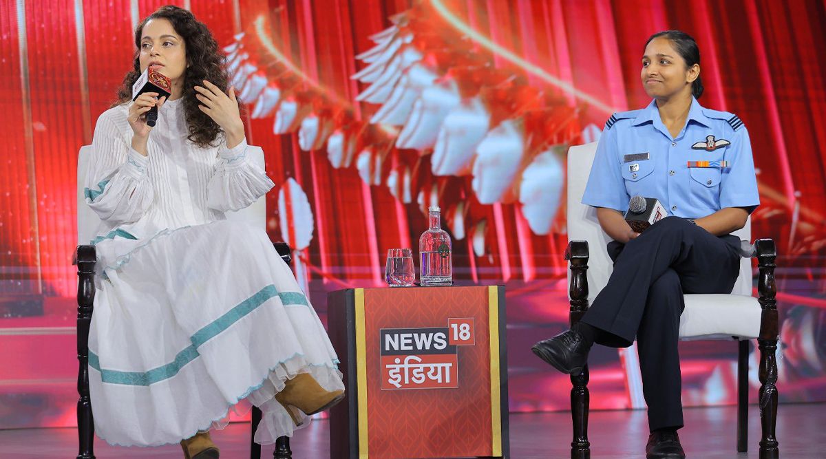 Tejas Gill Aka Kangana Ranaut In Conversation With First And Only Woman Rafale Fighter Pilot Flight Lieutenant Shivangi Singh!