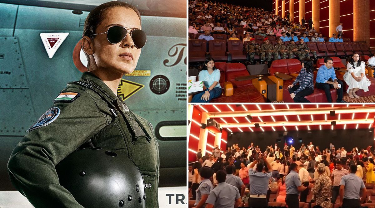 Tejas: Kangana Ranaut Starrer Receives STANDING OVATION From Indian Armed Forces At Special Screening, Impresses Real Soldiers Of India! (Watch Video)