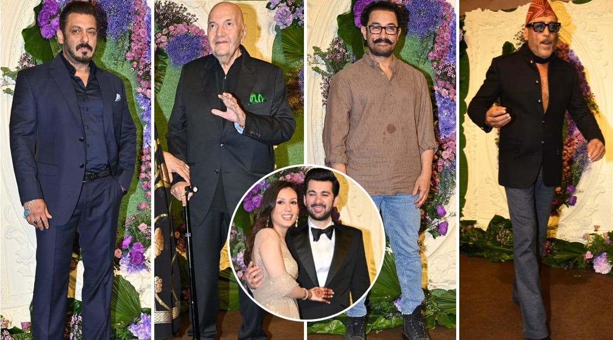 Karan Deol-Drisha Acharya Reception: Salman Khan, Prem Chopra, Aamir Khan, Jackie Shroff And Others Grace The Ceremony; Check Out The FIRST PICTURES Of The Newly Weds!