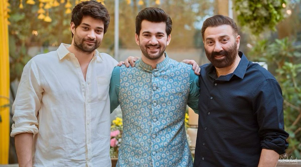 Karan Deol- Drisha Acharya Wedding: Groom-to-Be Poses With 'Best Men' Sunny And Rajveer Deol In Heartwarming Picture (View Post)