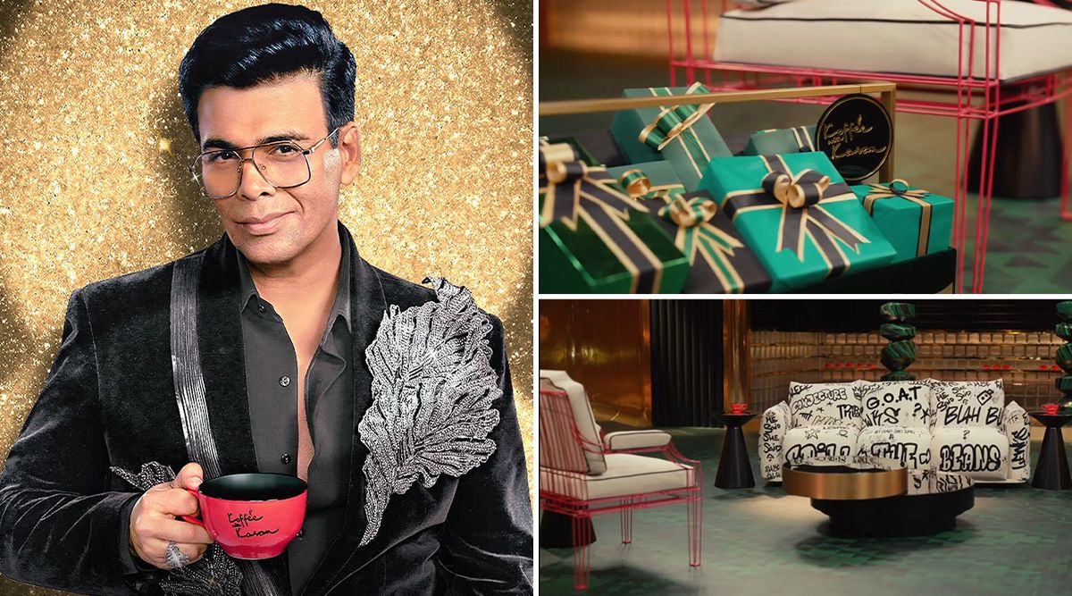 Koffee With Karan 8: Karan Johar Gives An EXCLUSIVE SNEAK PEEK Of The Koffee Couch Prior To The Show’s Premiere! (Watch Video)