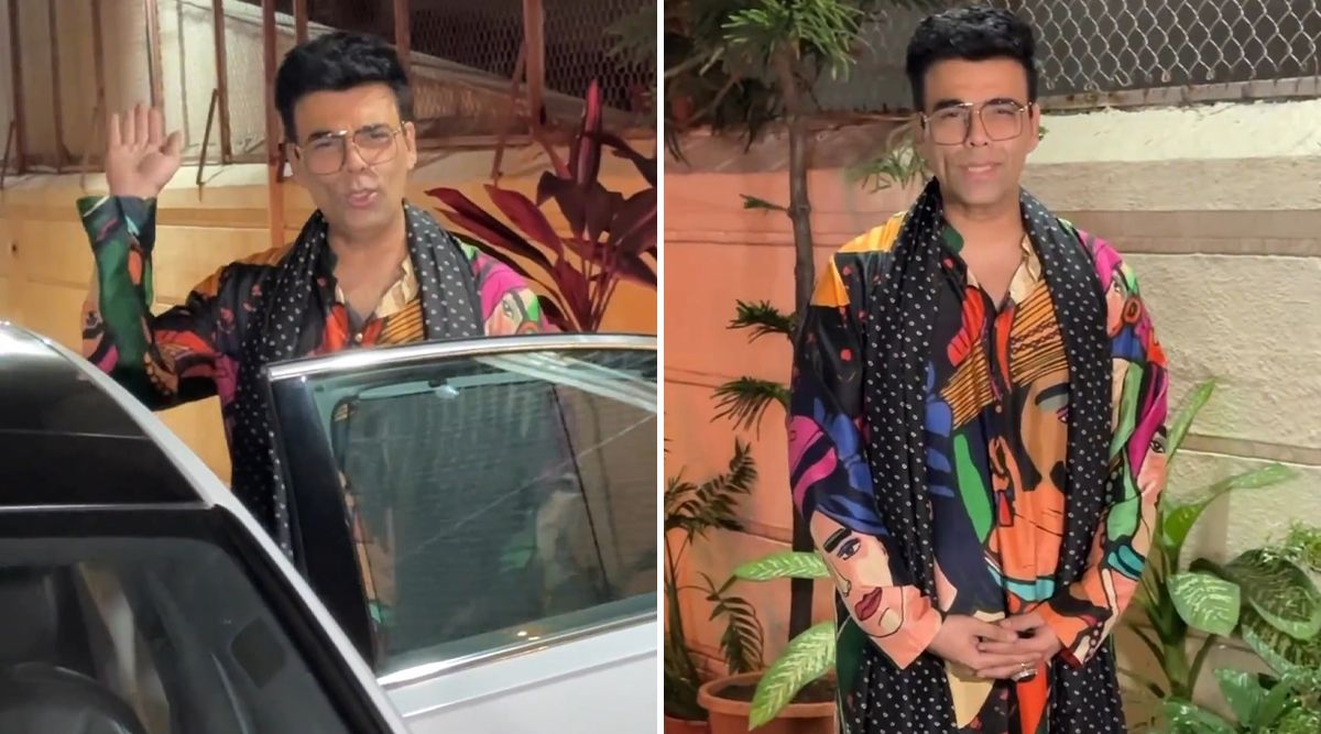 Watch Karan Johar's Hilarious Chat With Paparazzi As He Arrives At Sara Ali Khan's Diwali party! 