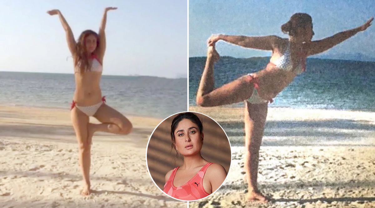 Kareena Kapoor Khan's RARE  Sexy BIKINI YOGA Photos Reveal Her Perfectly Toned Thighs And Curvaceous Midriff! (View Pics)