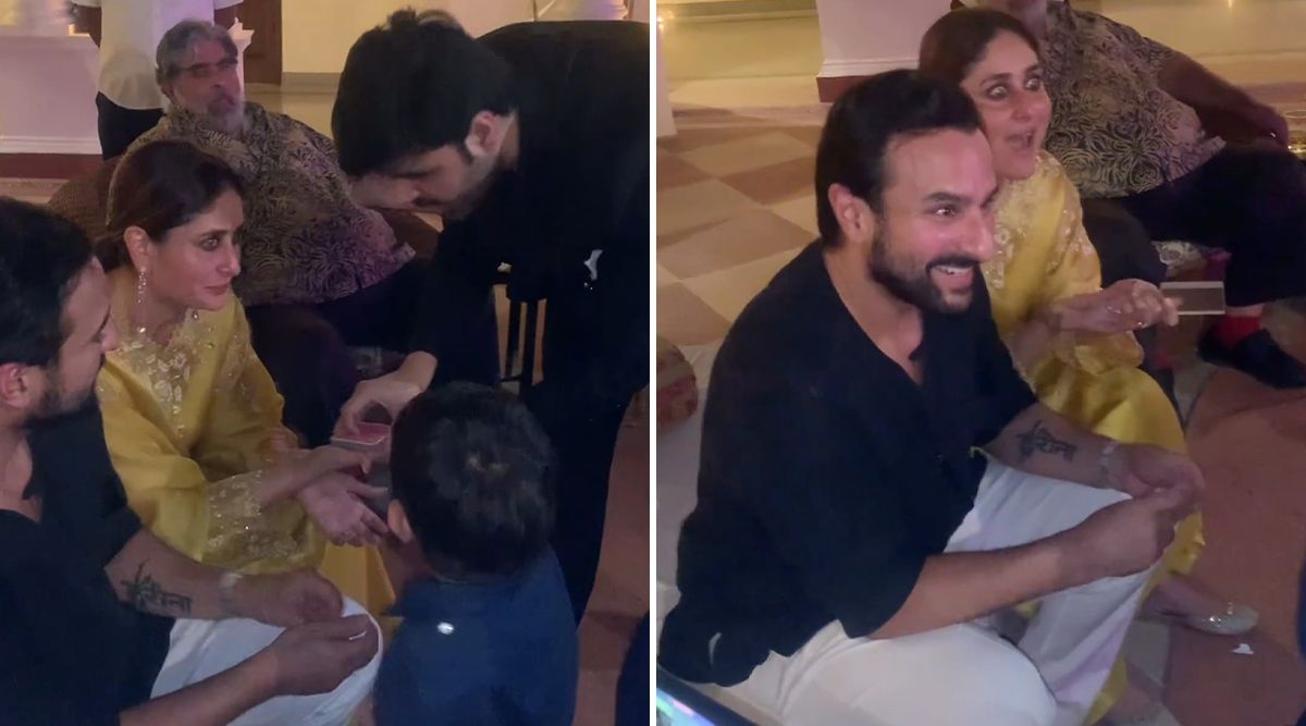 MAGIC! Kareena Kapoor, Saif Ali Khan, And Their Adorable Kids Celebrated Bebo's Birthday With Illusion Artist At Pataudi Palace! (Watch Video)