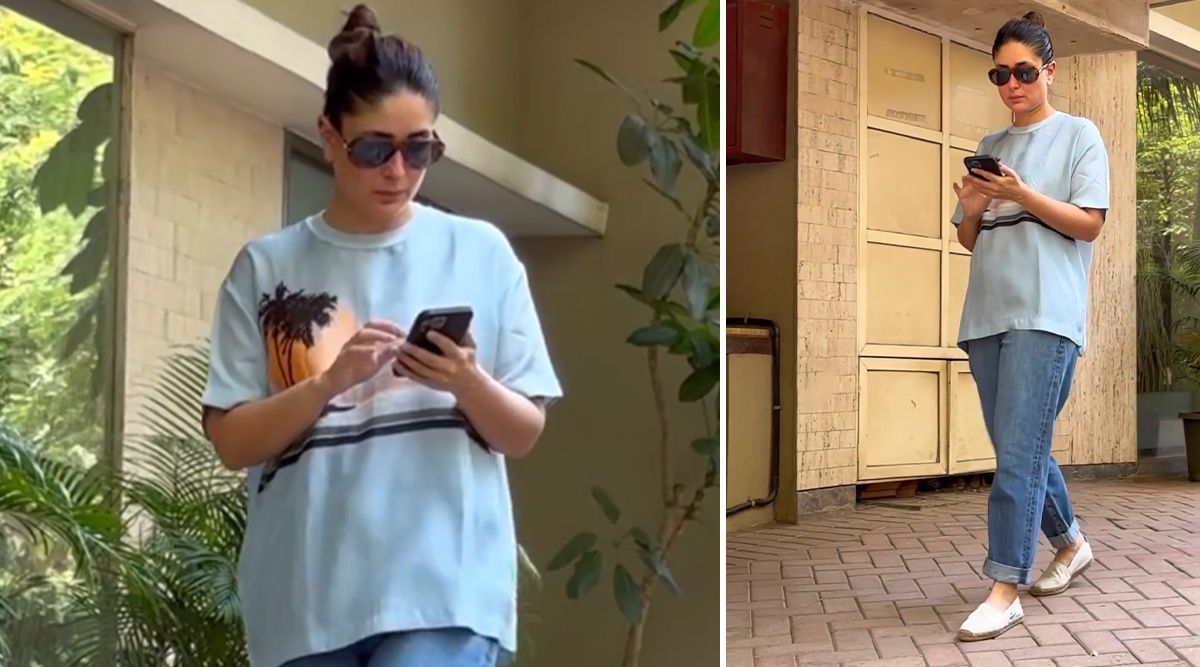 AMAZING! Kareena Kapoor Khan Proves Old Is Gold, REPEATS Her 'Rag & Bone' T-Shirt After Wearing It In 2017! (Watch Video)