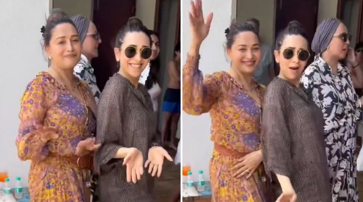 Karisma Kapoor And Madhuri Dixit Dancing Together Goes Viral, Reminds Us All Of The Iconic Duo In ‘Dil Toh Paagal Hai’ (Watch Video)
