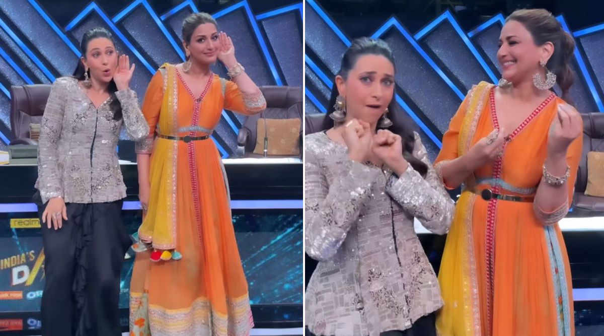India's Best Dancer Season 3: Karisma Kapoor And Sonali Bendre RELIVE ‘Mhare Hiwda Mein Naache Mor’ Song From Their FONDEST Moments! (Watch Video)