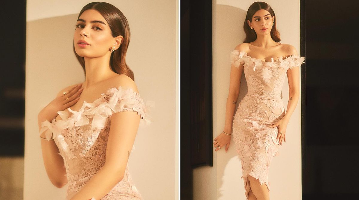 WOW: Khushi Kapoor Looks BREATHTAKING In A Gorgeous Floral Pink Midi Dress Which Exudes Beauty And Radiance! (View Post)