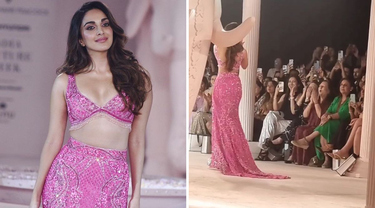 Kiara Advani STUNS With Barbie Vibes On The Ramp, Mother-in-Law Rimma Malhotra Proudly Cheers! (Watch Video)