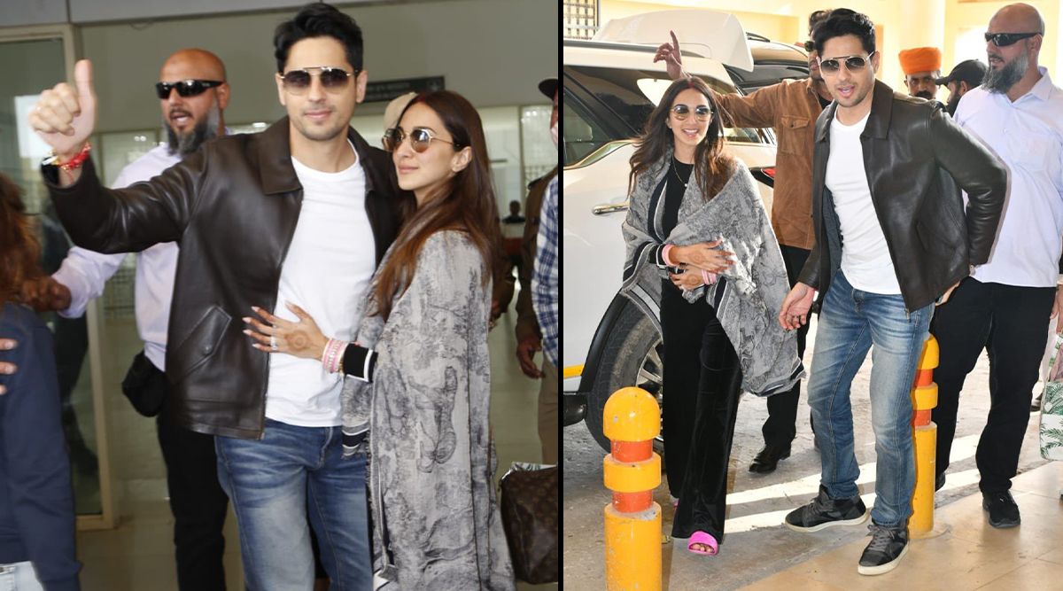 Sidharth Malhotra and Kiara Advani’s first appearance together at the airport as husband and wife; Check out!