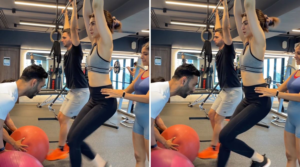 Kriti Sanon's ELECTRIFYING Workout Video Jolts the Week With A Surge Of Fitness Motivation (Watch Video)