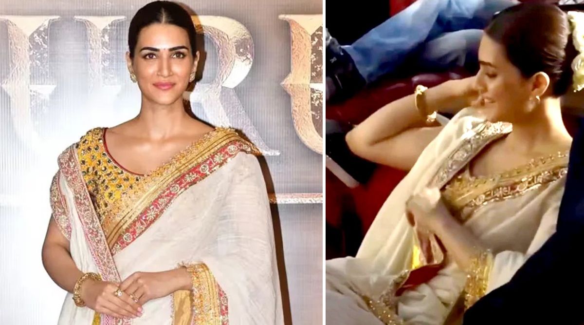 Adipurush Trailer: Kriti Sanon Gets Criticised As ‘Publicity Stunt’ For Seating On The Ground At Film’s Trailer Premiere