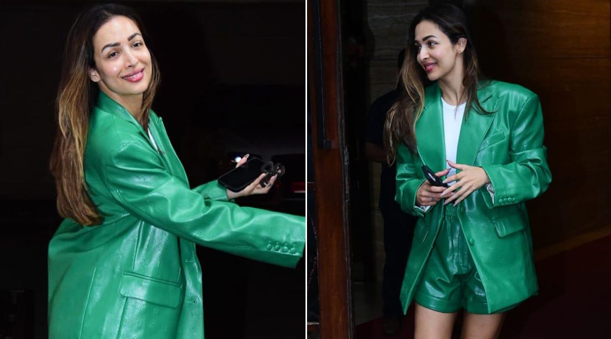 Malaika Arora dressed in a green outfit for her Sunday outing and took inspiration from her own; See PICS!