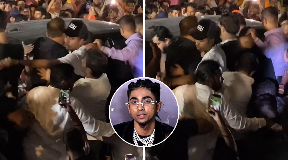 Oh No! MC Stan Gets Manhandled At An Event, Bombed By Fans Outside His Car (Watch Video)
