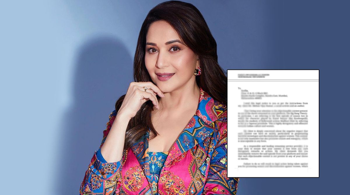 Netflix Receives LEGAL NOTICE From Madhuri Dixit’s Fan For Airing A Scene From 'Big Bang Theory' Which Calls Her A 'LEPROUS PR*S*ITUE' (Details Inside)