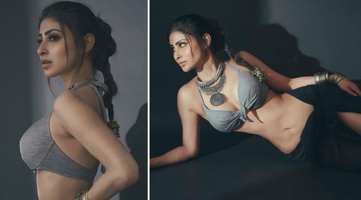 Mouni Roy oozes a HOT AND SASSY look in a bralette and sheer black sarong from her latest photoshoot; PICS!