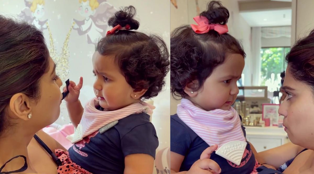Maasi Shamita Shetty drops a cute video with niece Samisha on her 2nd birthday