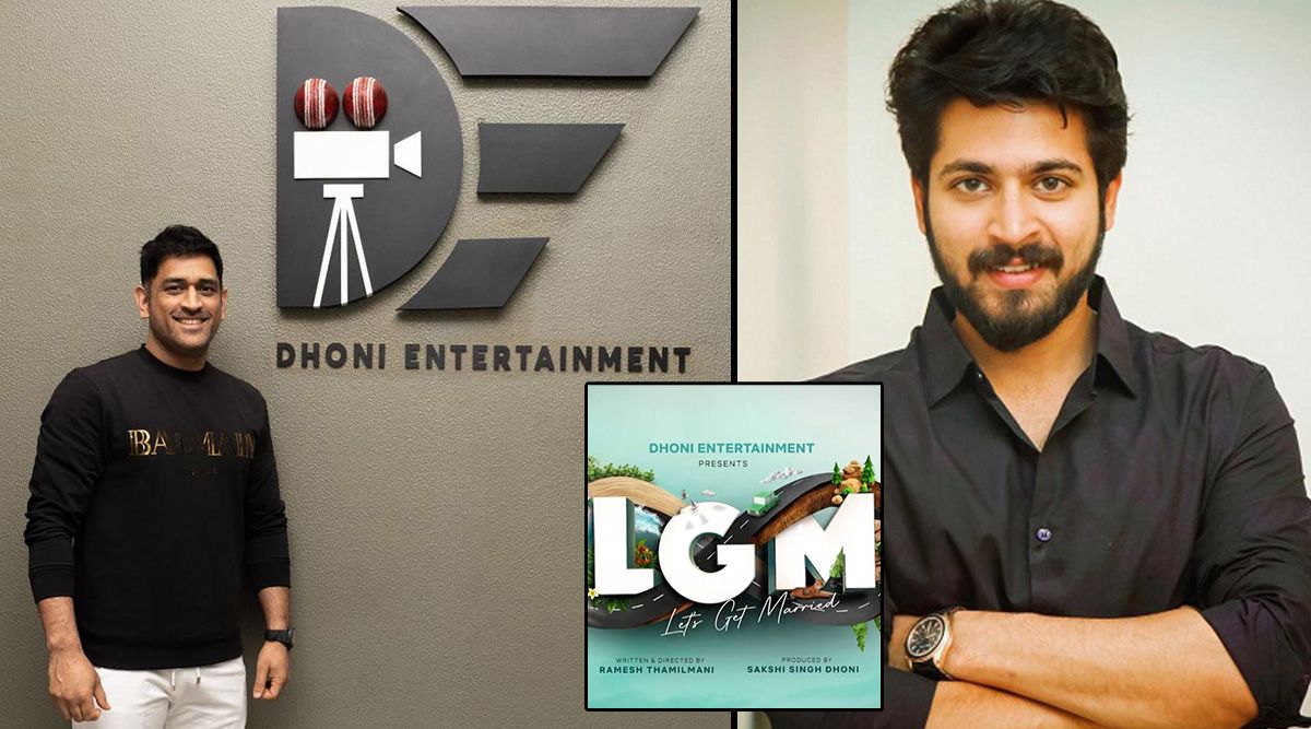 Cricketer MS Dhoni’s Entertainment company announces their first FILM ‘Let’s Get Married’ starring Harish Kalyan in the lead role
