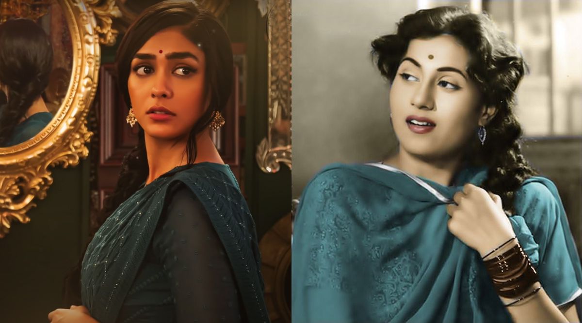 Mrunal Thakur's retro look for her Telugu debut is inspired by the legendary actress Madhubala