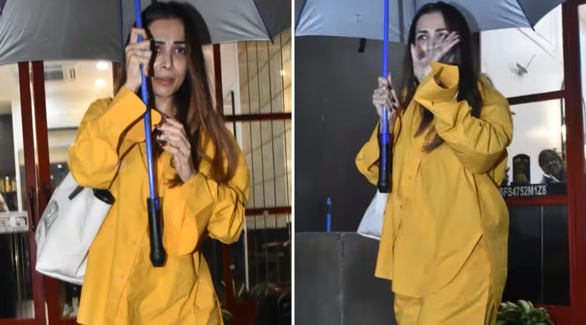 Stunning Malaika Arora Defies Monsoon Gloom In Vibrant Turmeric Yellow Co-Ord Set! (Watch Video)