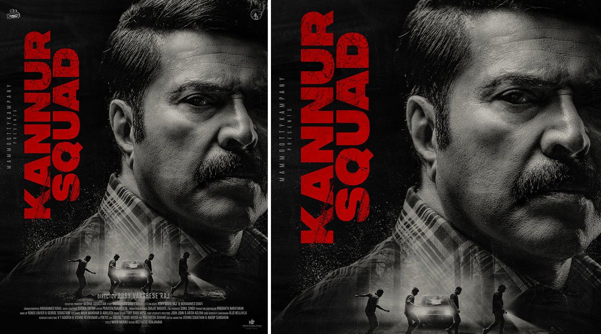 Mammootty UNVEILS the POSTER of his next investigative thriller ‘Kannur Squad’; looks fierce and intense in his first look