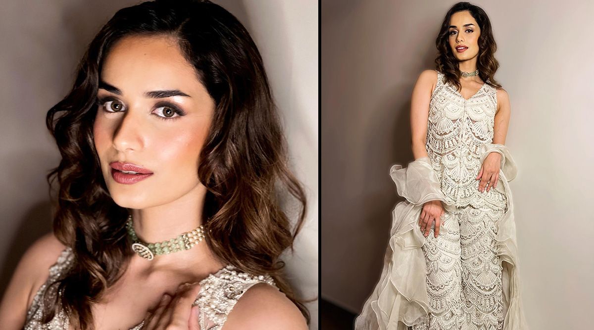 Manushi Chhillar in a lovely pastel ivory sharara set looks GORGEOUS; Read here for details!