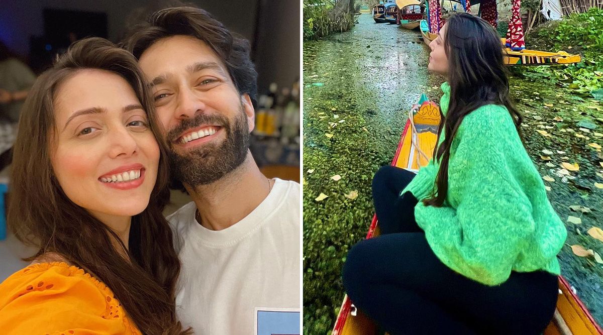 As they take in the stunning views of Kashmir, Nakuul Mehta calls to his wife, Jankee Parekh, ‘Jannat’