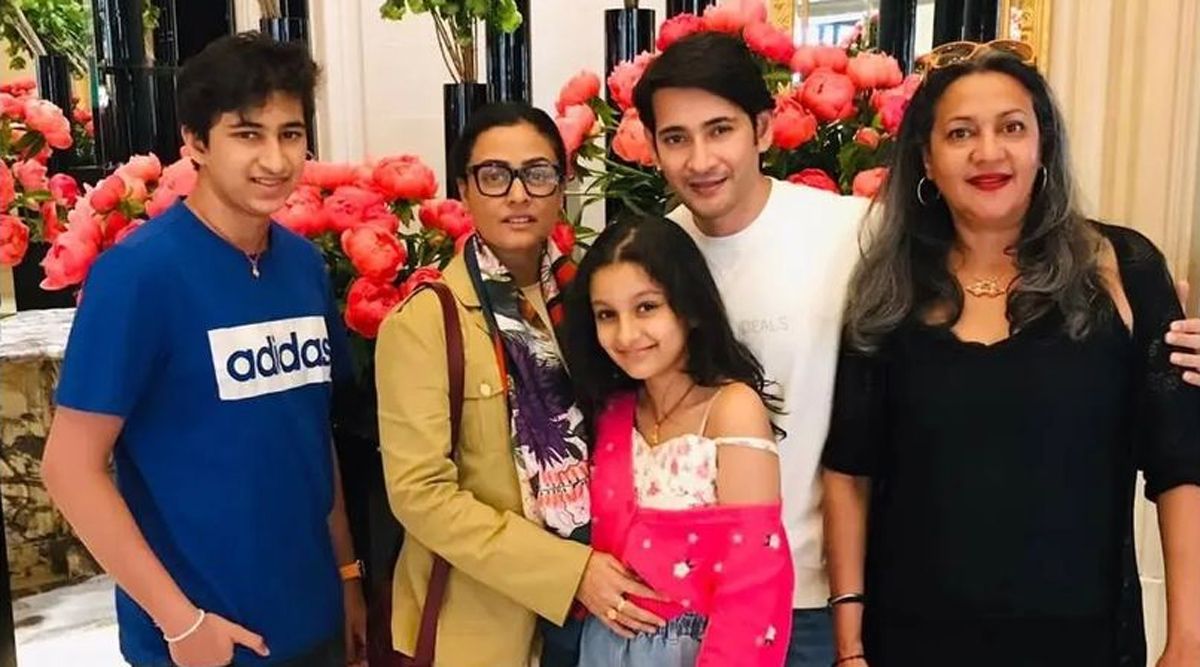 Namrata Shirodkar shares a perfect family picture with husband Mahesh Babu and kids from Paris!