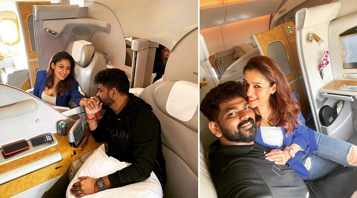 Nayanthara and Vignesh Shivan take off on a romantic flight; check out the new post