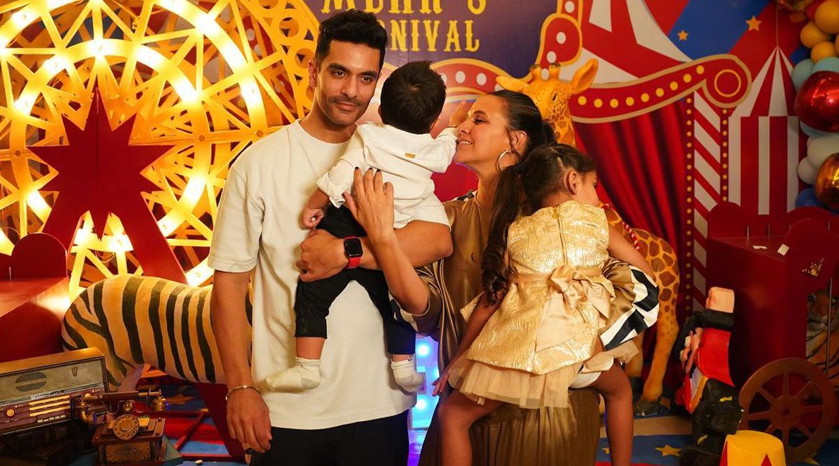 Neha Dhupia’s daughter Mehr’s Birthday Bash had a Quirky & fun theme; Check out the pictures!