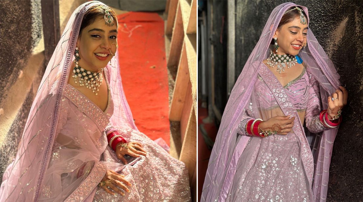 Bade Achhe Lagte Hain 2: Niti Taylor  Shares Her Pics From Her Lilac Lehenga Ahead Of The Show’s Wedding Track Will Finally Reunite Raghav And Her; (SEE PICS)