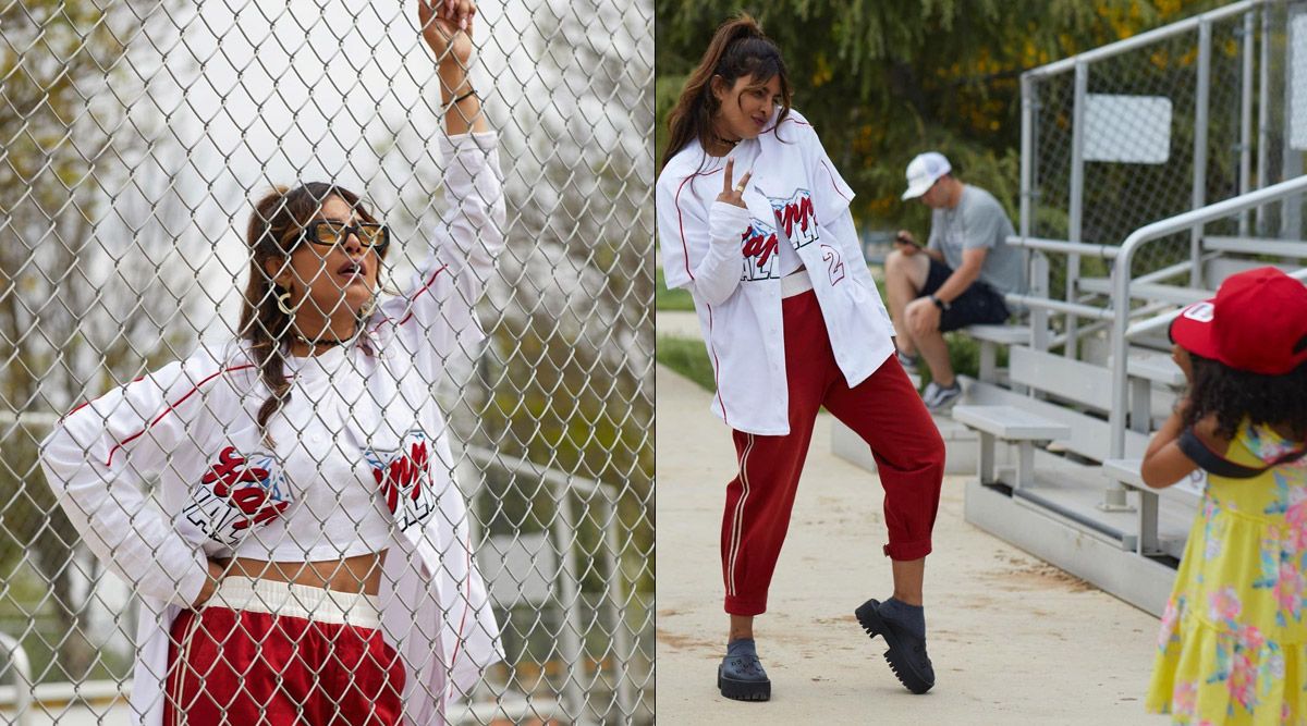 Priyanka Chopra and Nick Jonas post images of their perfect game day, but fans claim the cheerleading squad is forgetting one member