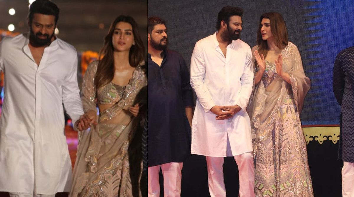 Prabhas and Kriti Sanon's on-screen connection has fans praising them and saying, ‘Please don't leave his hand’