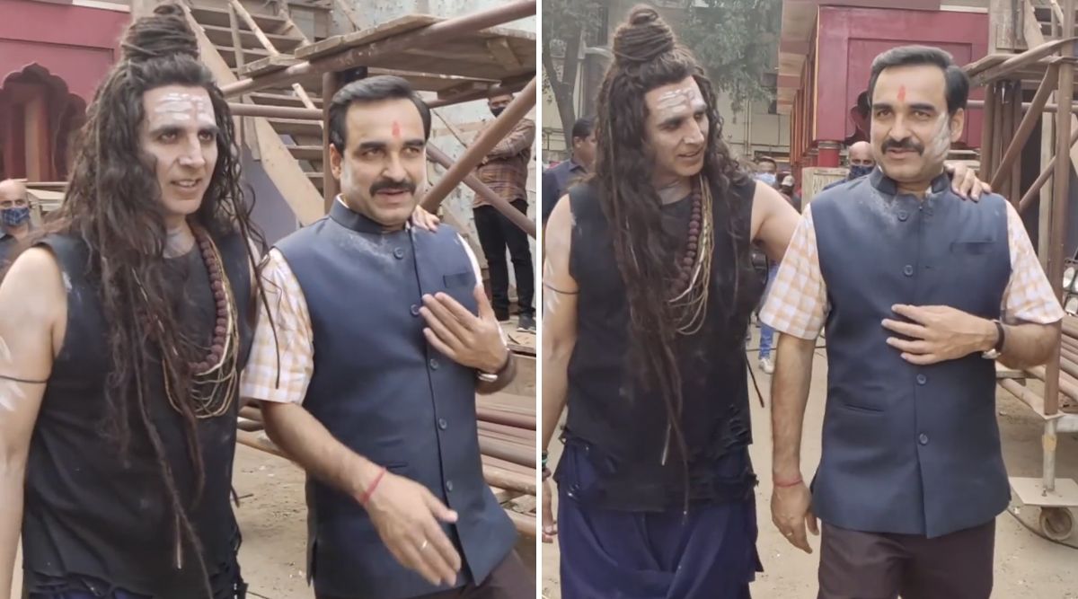 OMG 2: Pankaj Tripathi Unveils BTS Glimpse With Akshay Kumar In Shiv Avatar  Ahead of Movie's Release (Watch Video)