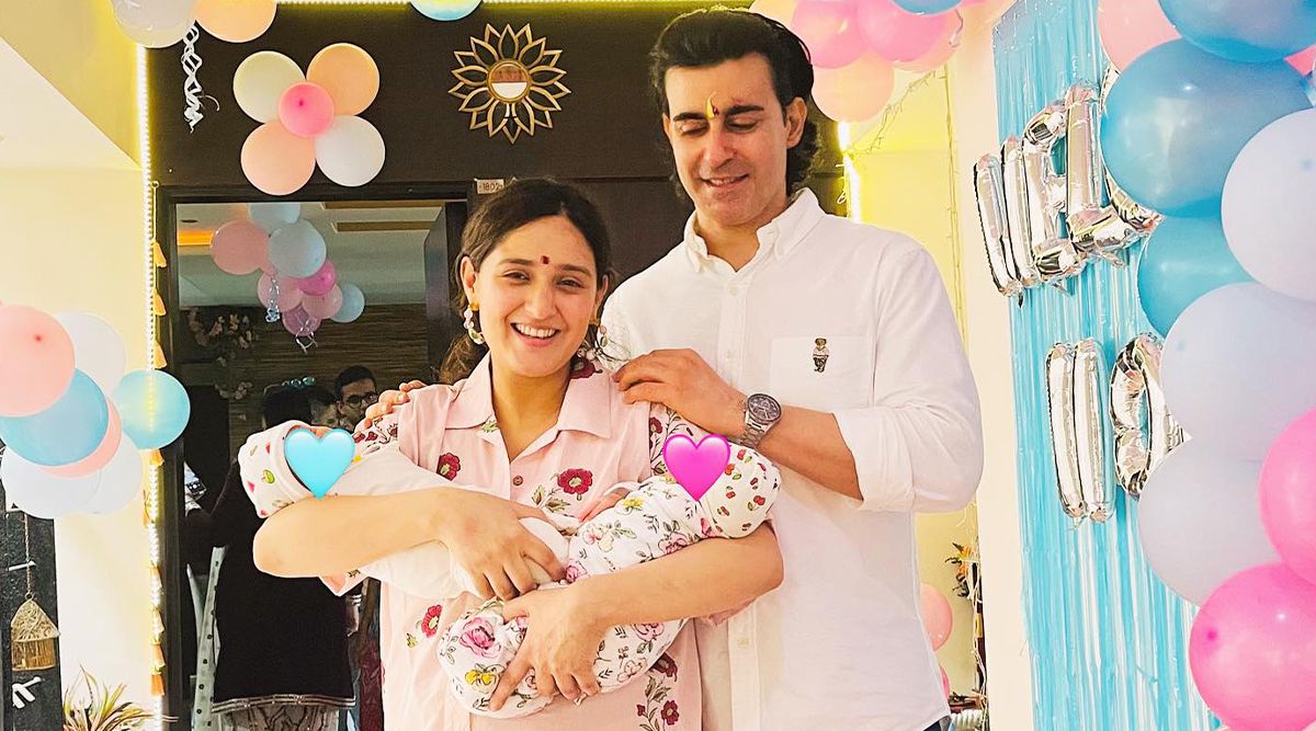 Pankhuri Awasthy And Gautam Rode SHARE A Glimpse Of Their Twins At Their ‘Naamkaran’ Ceremony (View Pics)