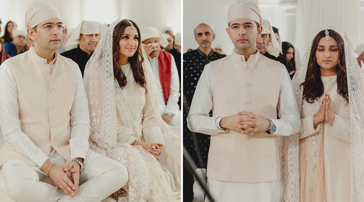 Parineeti Chopra – Raghav Chadha Engagement: Aww…Actress’ Father TEARS UP As The Couple Perform Ceremony As Per Sikh Customs (View Pic)