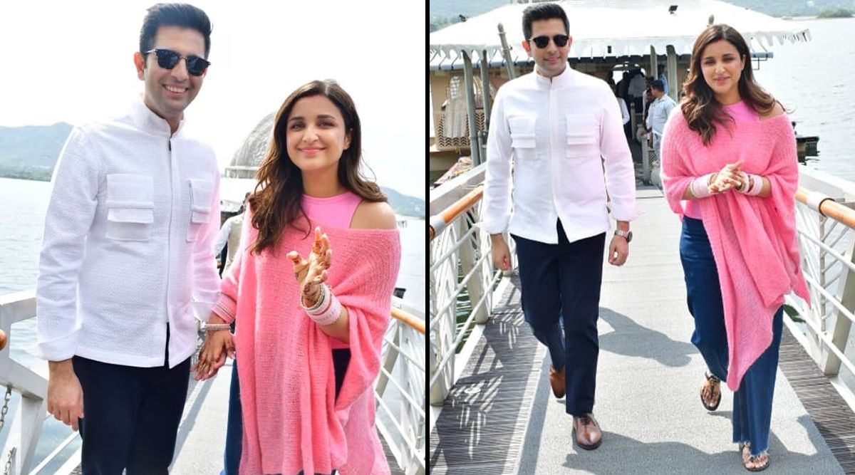 Newlyweds Parineeti Chopra And Raghav Chadha's Dazzling Debut In Public As Husband And Wife! (Watch Video)